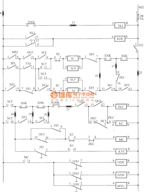 JKH1-771A elevator control circuit (4)