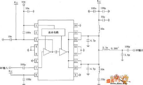 The best efficiency power amplification circuit of RF2131 with 4.8V power