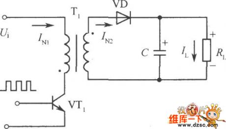 Single-ended flyback switching power supply circuit diagram