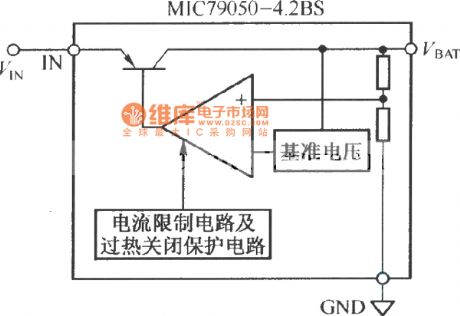 MIC79050-4.2BS internal structure schematic diagram