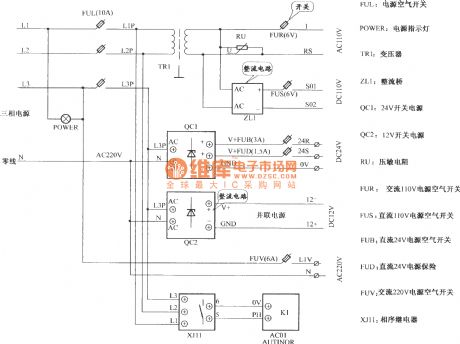 Beijing fuerrui elevator power control circuit