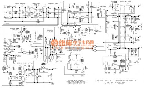 Atx power supply schematic diagram
