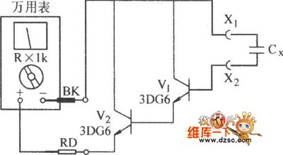 Low level capacitor measuring circuit diagram