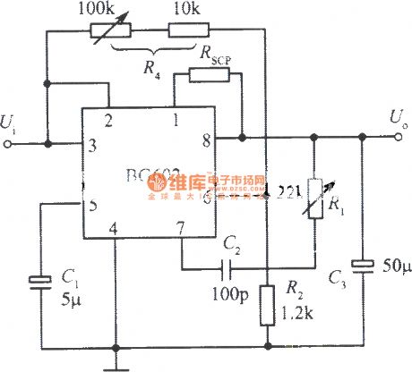 High stability integrated regulated voltage power supply with BG602