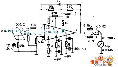 The low-light amplifier circuit diagram