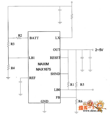 Adjustable output power supply converting circuit diagram