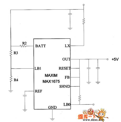 5V Voltage output power supply transforming circuit diagram