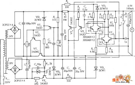 With 4.5V power supply circuit diagram