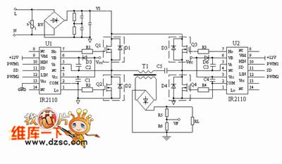 High inverter main circuit diagram