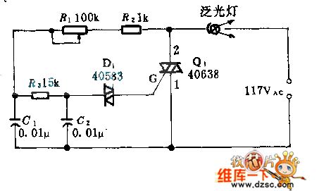 Photoelectric lighting circuit diagram