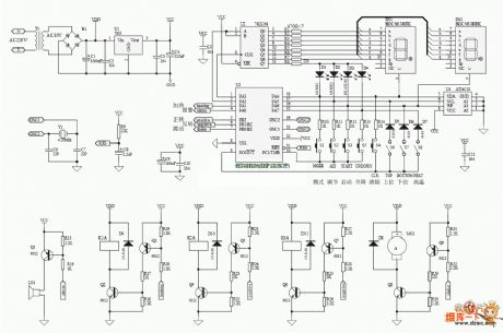 SCM controlling fryer circuit diagram