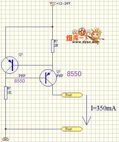 Triode constant-current supply circuit diagram