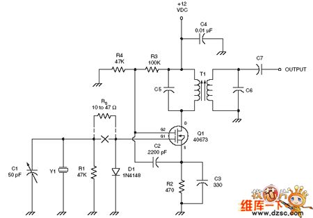 RF Oscillator circuit diagram