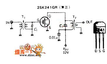 MOSFET high frequency amplifier circuit diagram