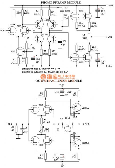 Front Mark Levisin JC-2 circuit diagram