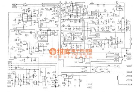 FuDian-Santak 710 UPS Power Driver Board Schematic