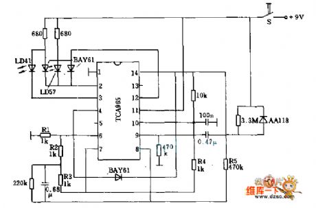 Threshold signal generator circuit using TcA965