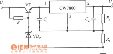 High input - high output integrated voltage regulator circuit 3