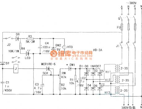 HD-3A Energy-saving quota three-phase power supply protector
