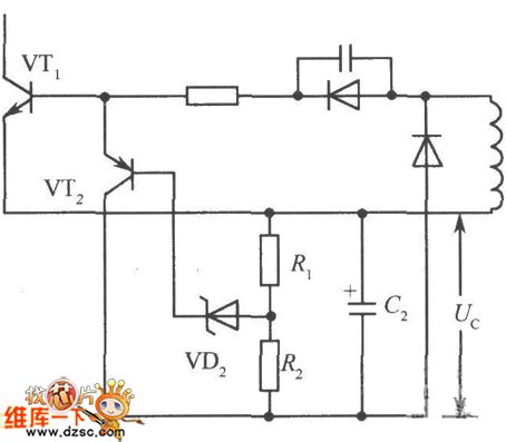 Changing the output voltage of ringing switching power supply circuit diagram