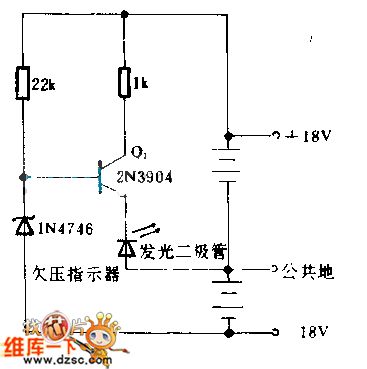 18V Monitoring circuit diagram