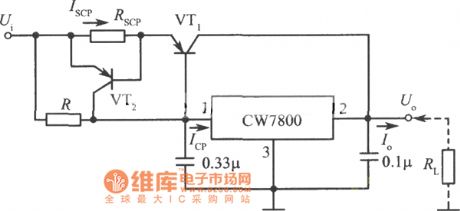 Large current output integrated regulated power supply circuit diagram 2