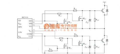 Drive circuit with grid turn-off clamping circuit