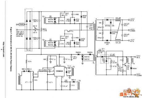 UPS-500W Circuit diagram