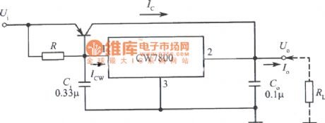 Large current output integrated power supply circuit diagram 1