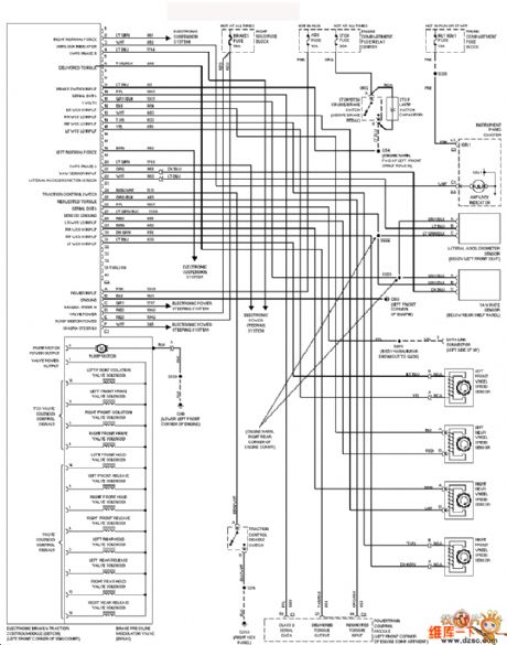 Cadillac ABS circuit diagram