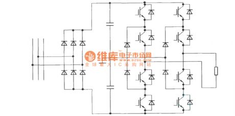 Intermediate frequency power supply major loop with quick short circuit protection