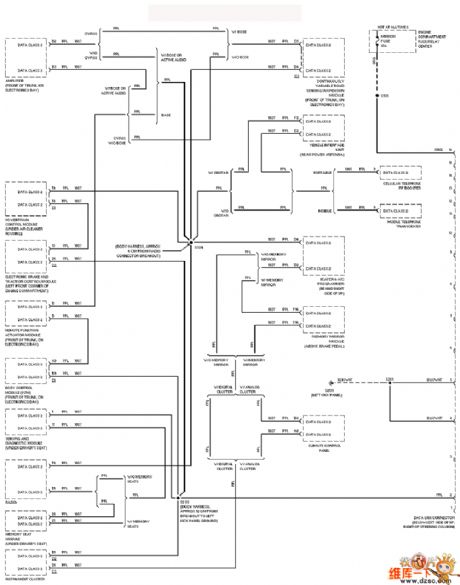 Cadillac computer data transmission circuit diagram