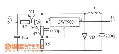 Self-excitation switching integrated voltage regulator circuit
