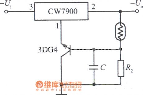 Light control integrated voltage regulator (the output voltage increases when light on) circuit diagram