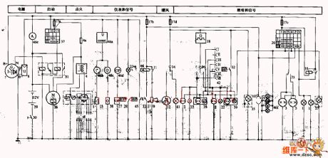 Dong Feng EQ1090 circuit diagram