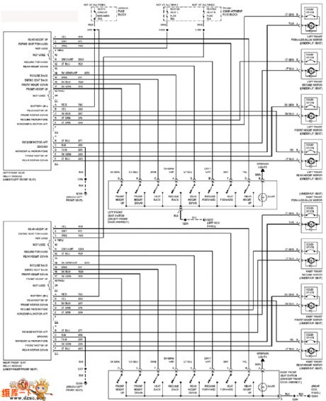 Cadillac 6 direction power seat circuit diagram