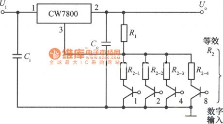 Producing floating fault number control integrated voltage regulator circuit