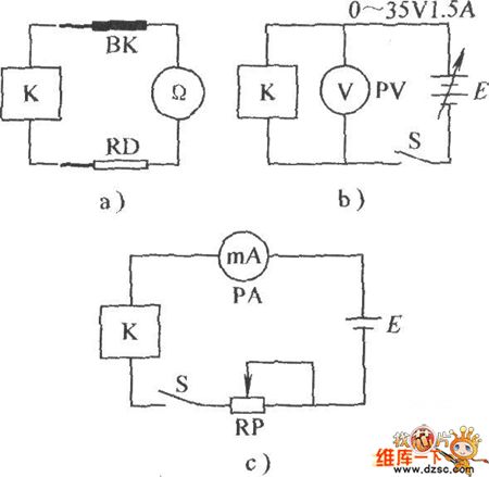 Relay detection circuit diagram