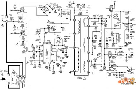 tcl 2980db TV power supply circuit diagram