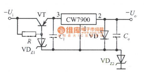 High input - high output voltage integrated voltage regulator circuit 1
