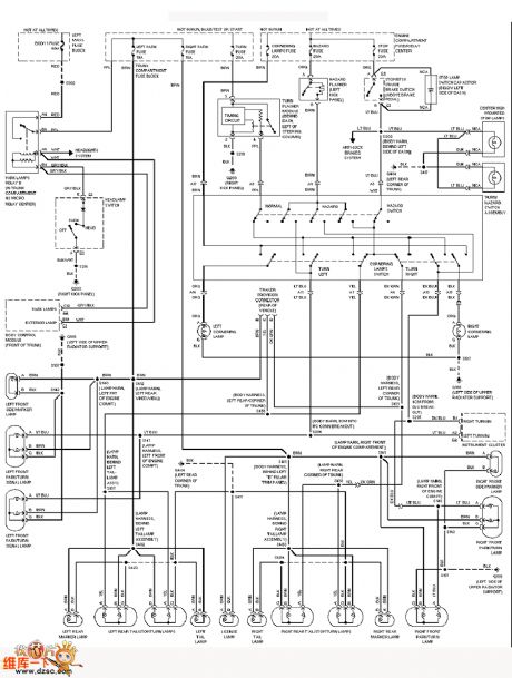 Cadillac embarkation lamp circuit diagram
