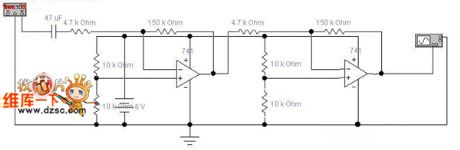 Single-supply amplifier circuit