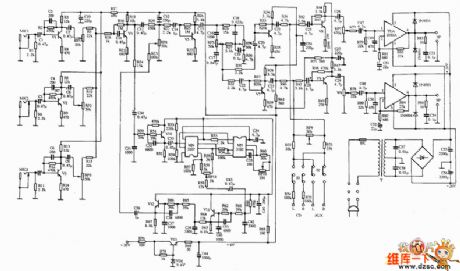 Sony CA3000 amplifier circuit