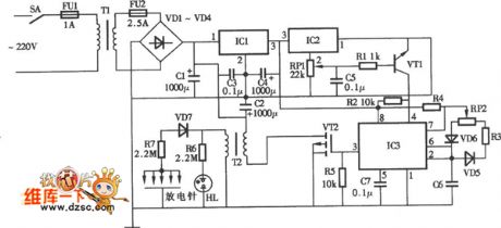 Negative oxygen | ion | generator circuit