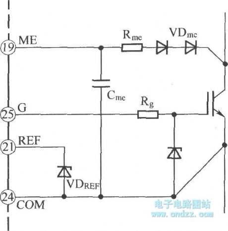 Unipolarity gate drive circuit(0／+15v) IGBT
