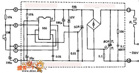Multipurpose AC electronic switch circuit (for thermoregulation)