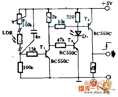 Light gun circuit diagram