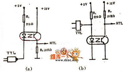 Optical coupling silicon-controlled switch circuit diagram