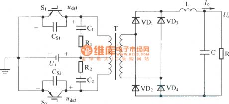 Push-pull type hard switch electric schematic diagram