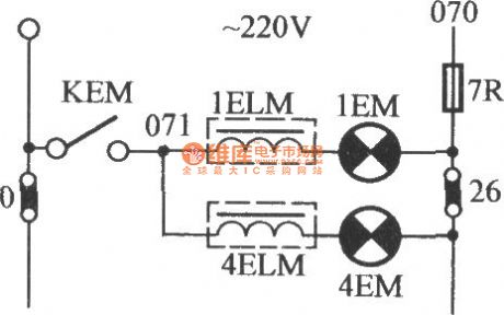 JHo-751 Semi-automatic cargo elevator lighting circuit (1)